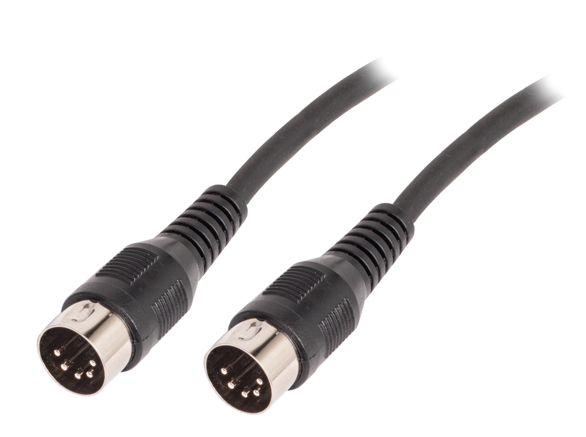 Australasian | MD3 | 3 ft MIDI Cable | Black Australasian | MD3 | 3 ft MIDI Cable | Black
